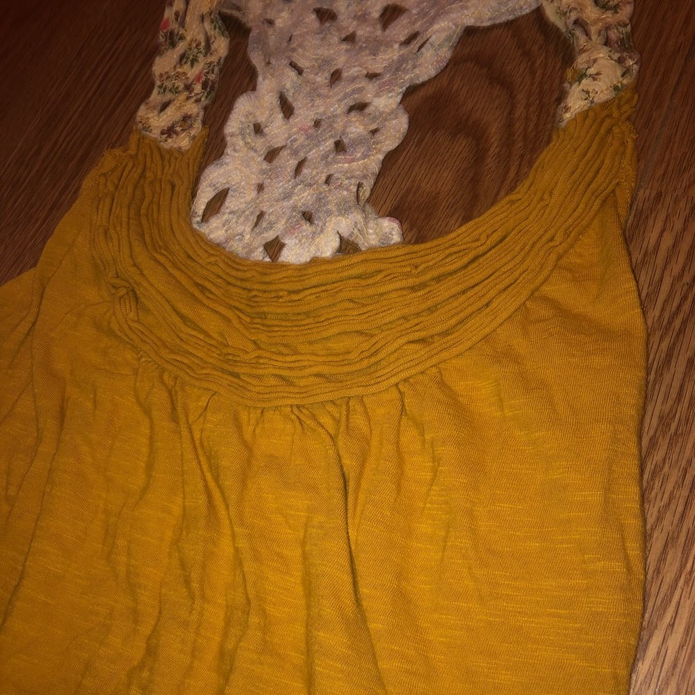 Mustard yellow tank top